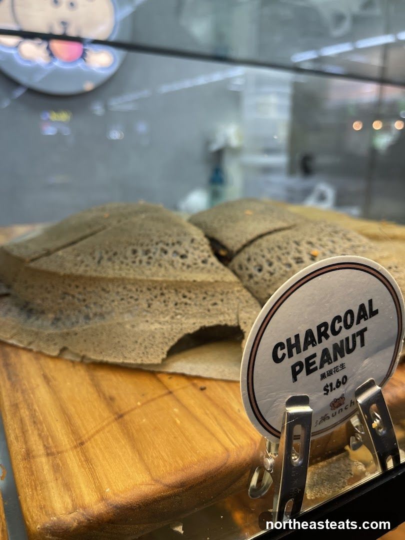 Charcoal Peanut Crepe
