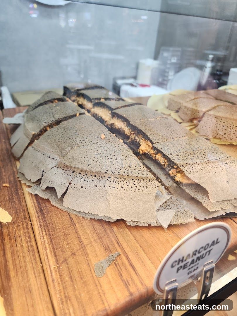 Charcoal Peanut Pancake