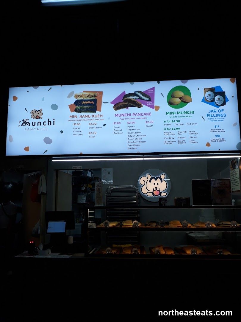 Munchi Pancakes Menu