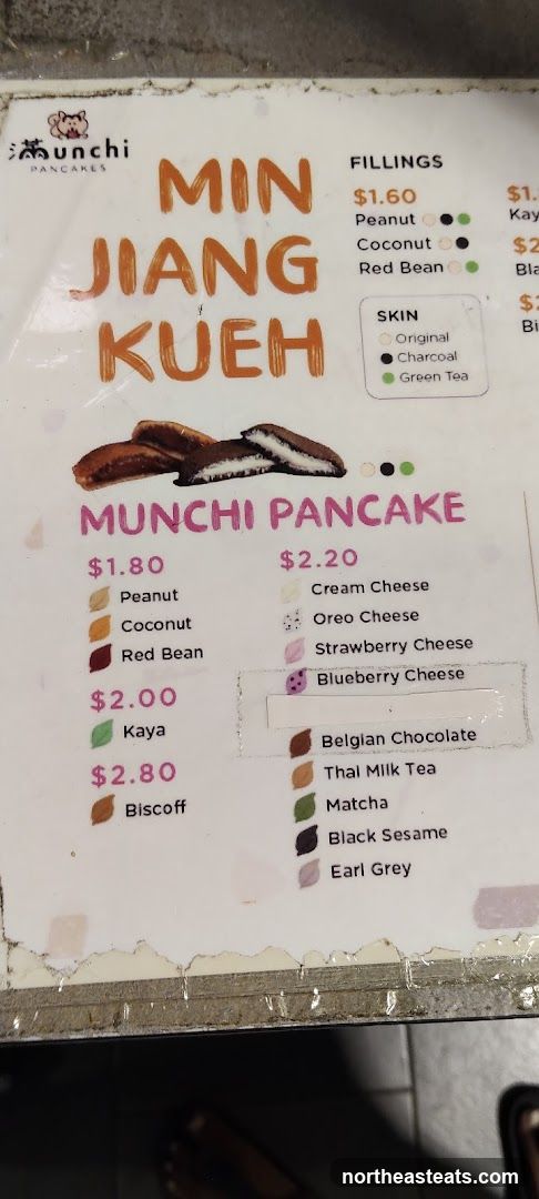 Min Jiang Kueh Menu