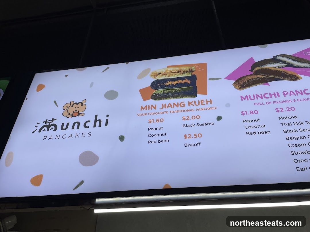 Unchi Pancakes Menu