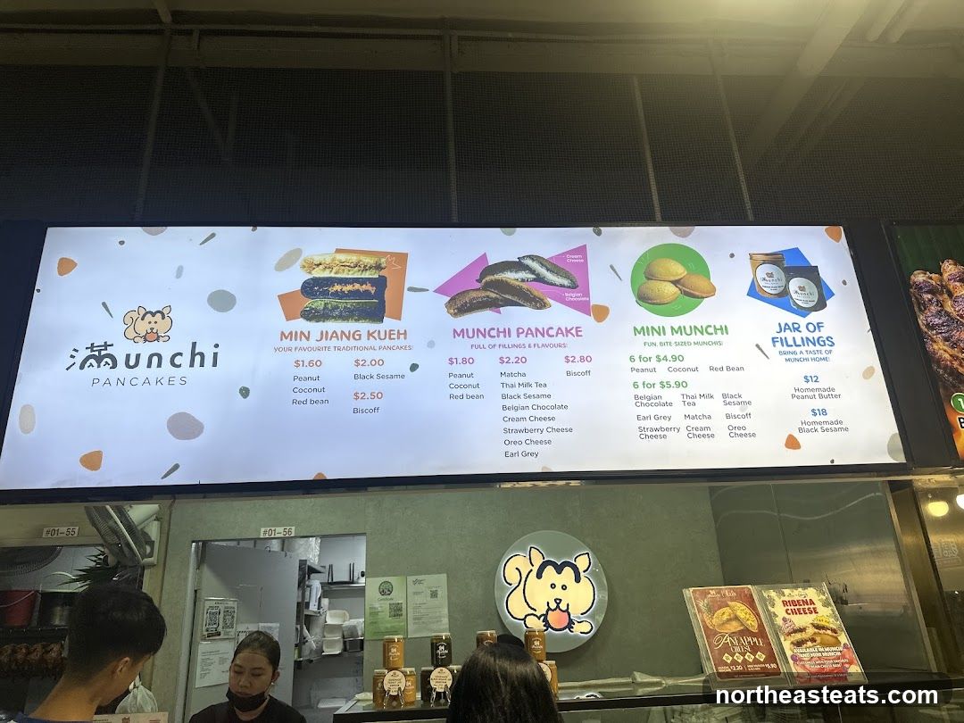Munchi Pancakes Menu