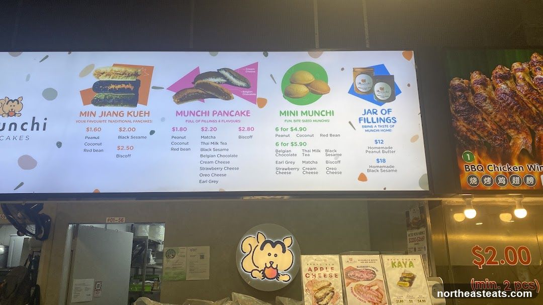 Munchi Cakes Menu