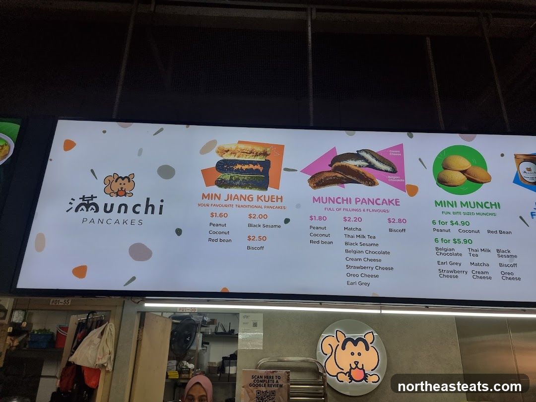 Unchi Pancakes Menu