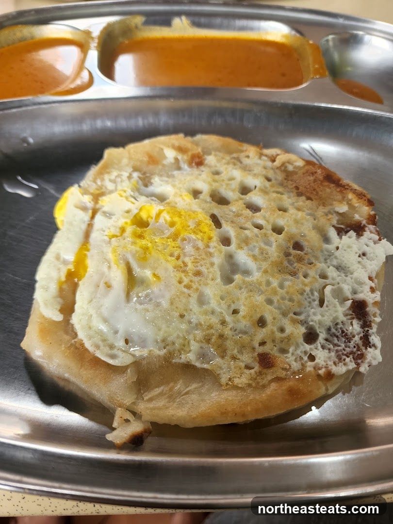Roti with Egg and Curry