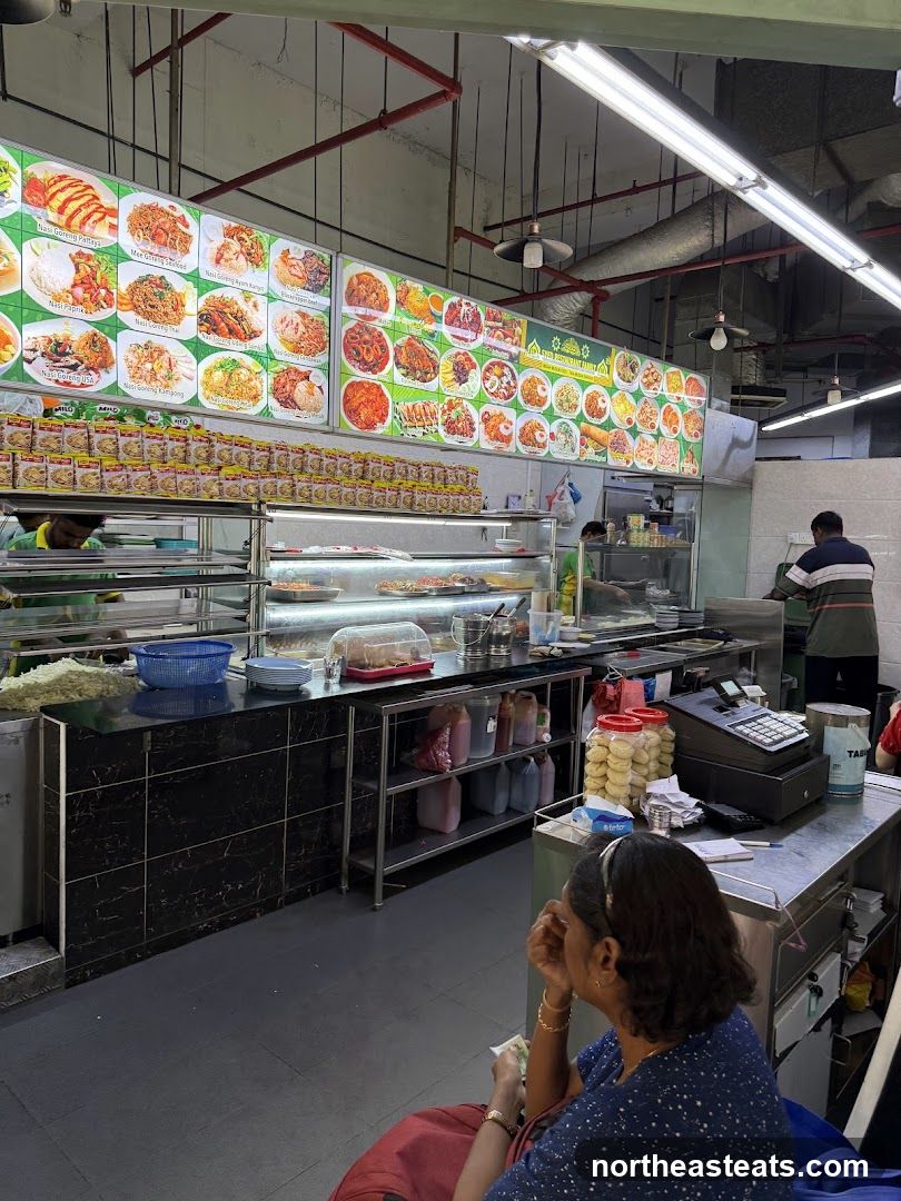 Food Stall Menu and Display