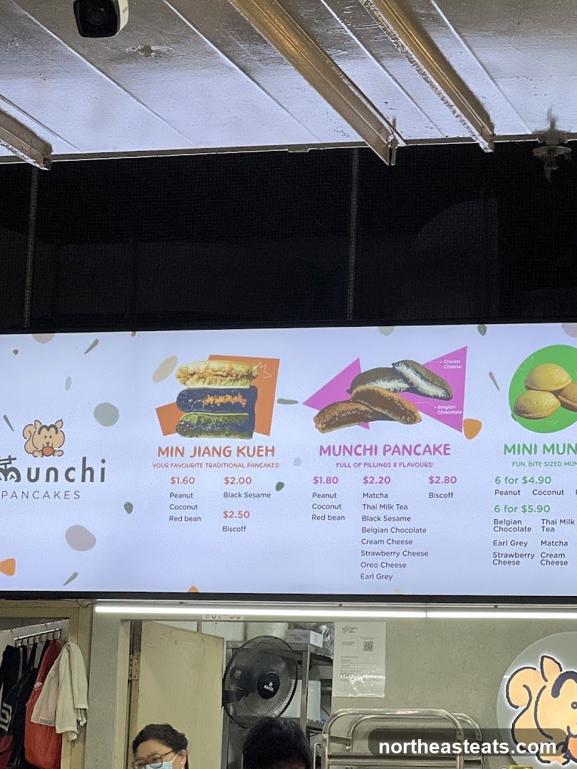 Munchi Pancakes Menu