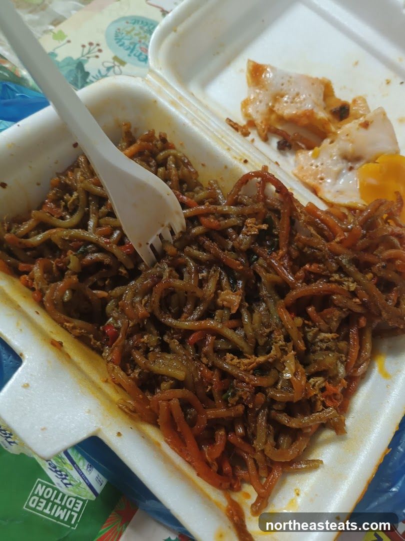 Noodles and Egg Dish