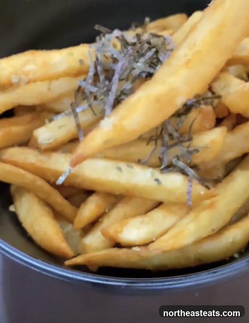 French Fries with Seaweed