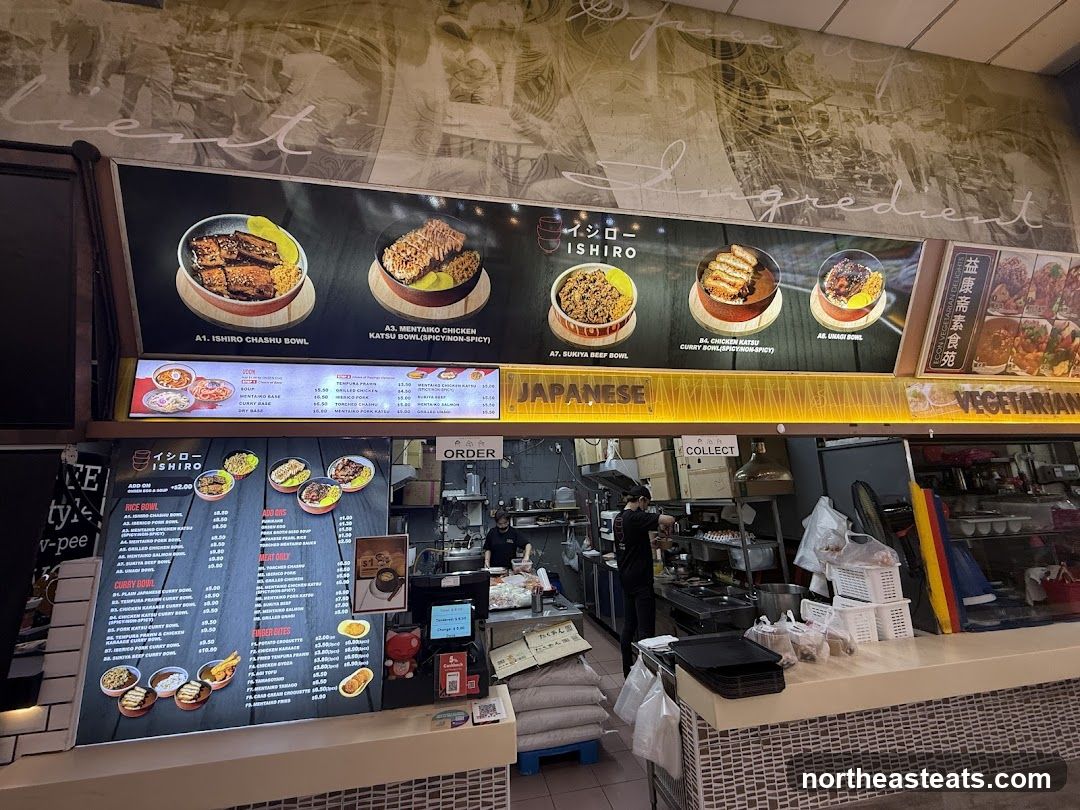 Japanese Food Stall Menu