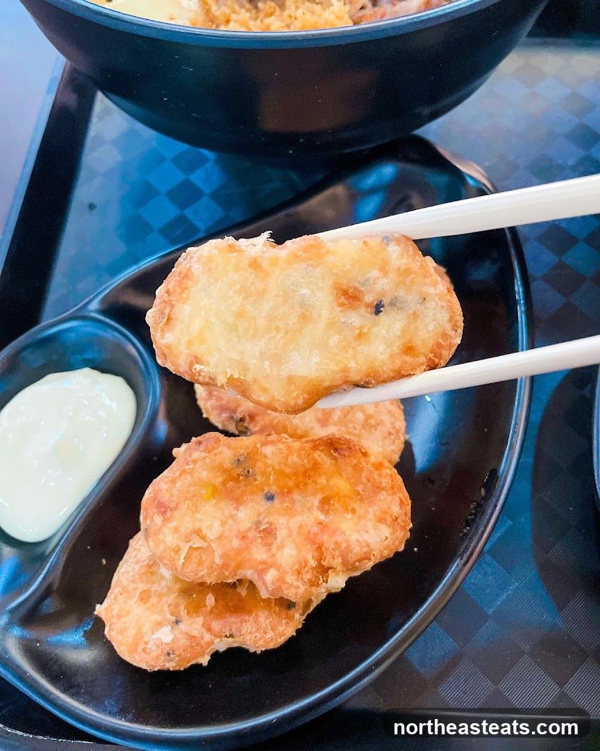 Fried Food with Dipping Sauce