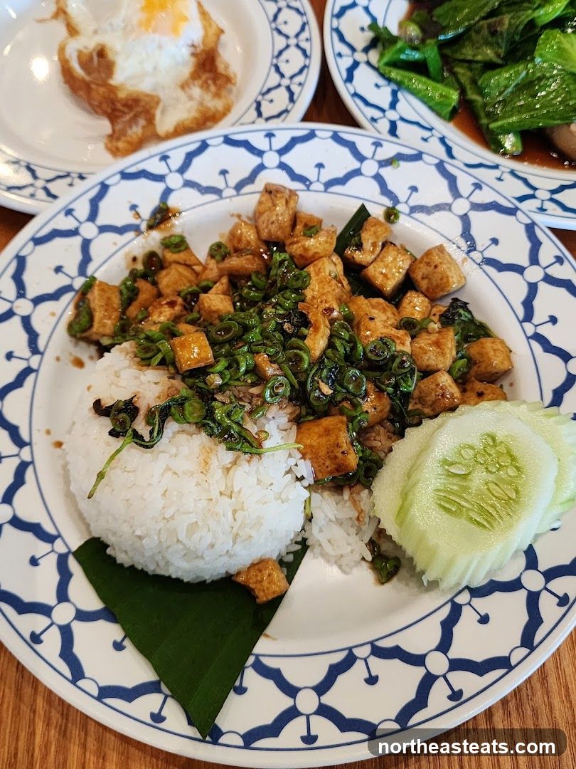 Tofu and Vegetable Stir-fry with Rice