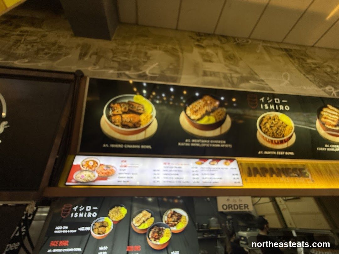 Japanese Food Menu