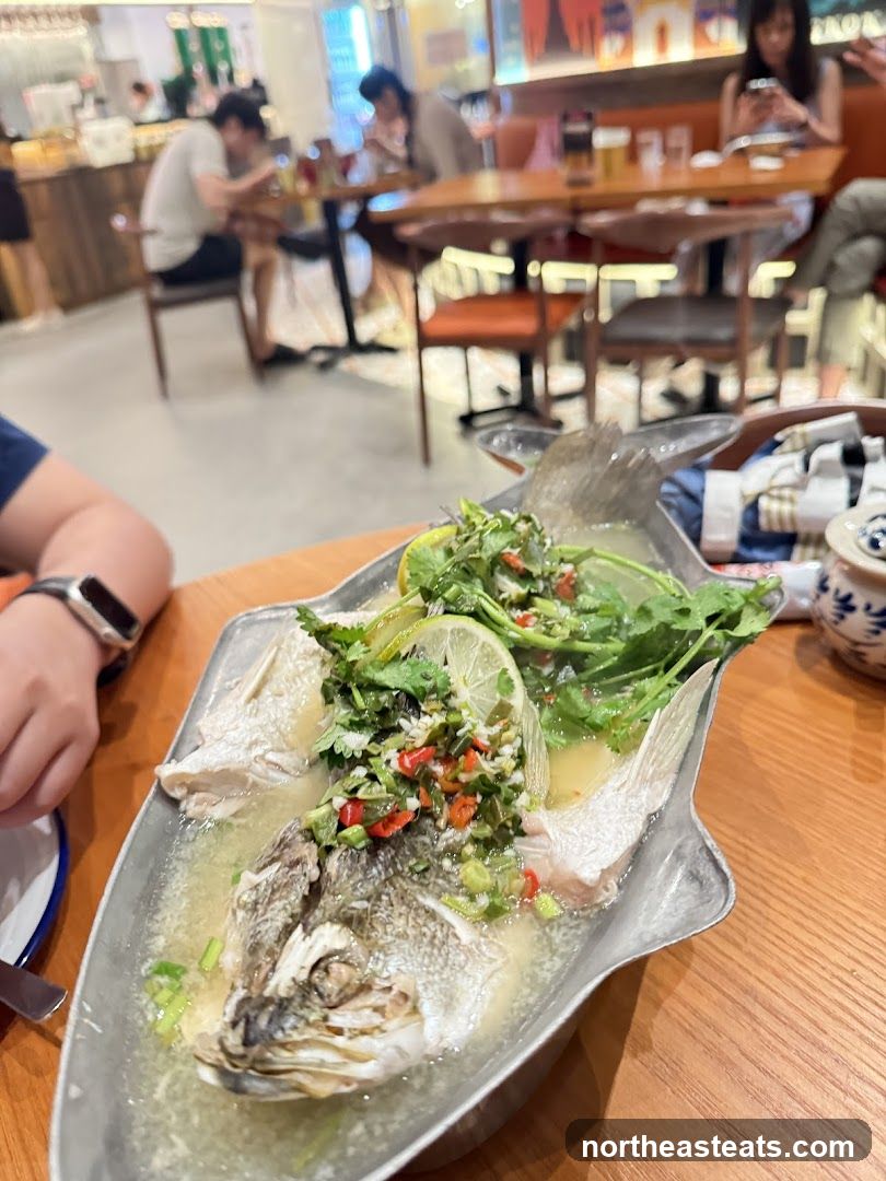 Steamed Fish with Lime and Chili