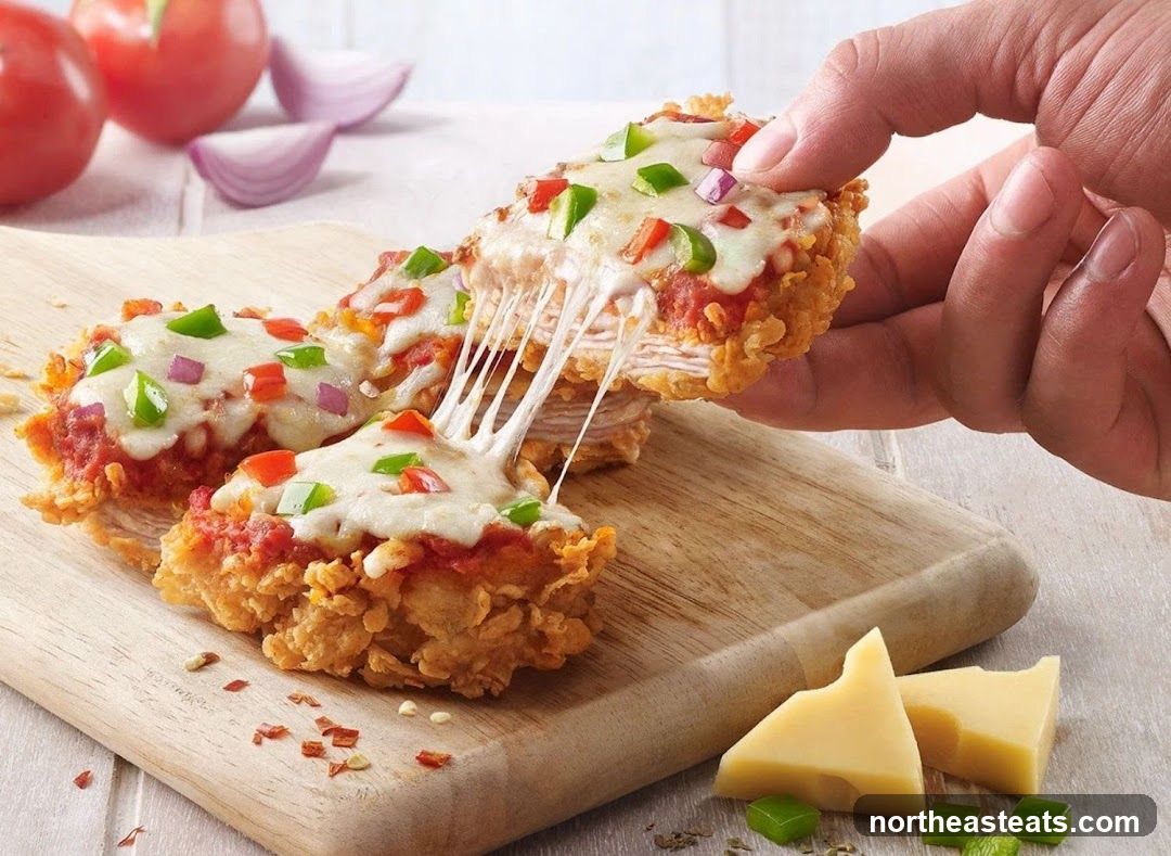 Fried Chicken Pizza Bites