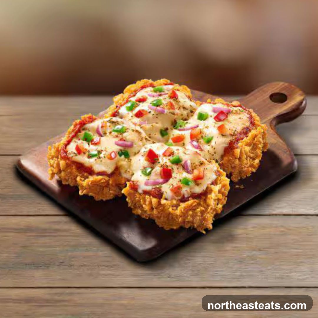 Crispy Chicken Pizza Bites