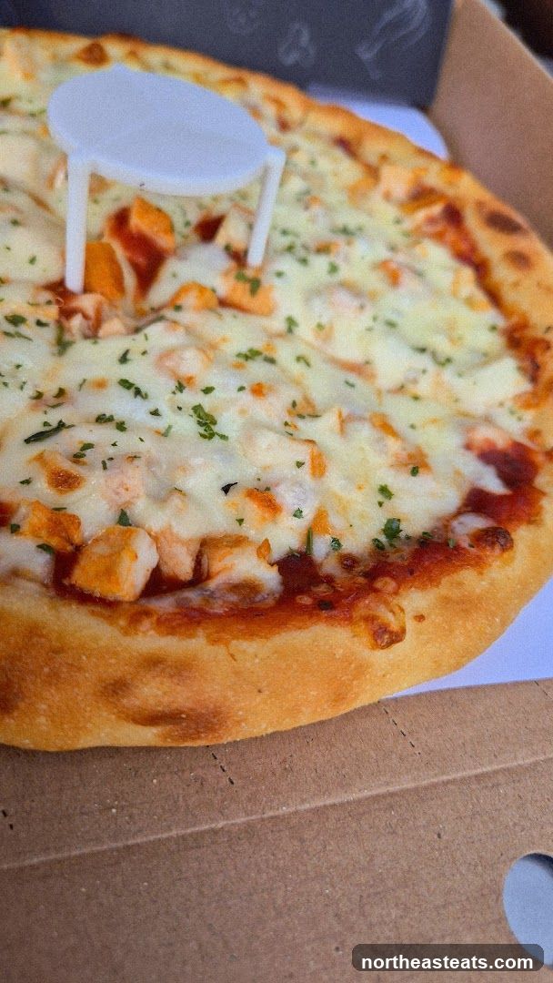 Pizza with Chicken and Cheese