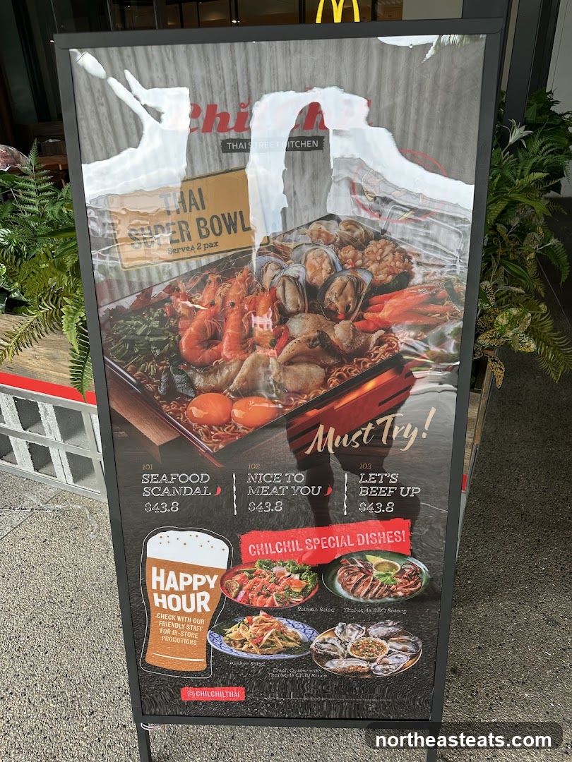 Chilchil Thai Street Kitchen A-Frame Sign