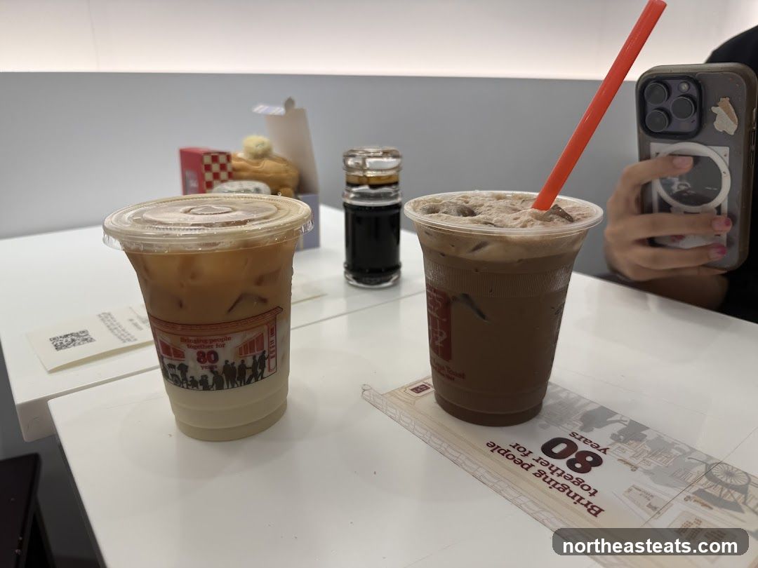 Iced Coffee and Chocolate Drink