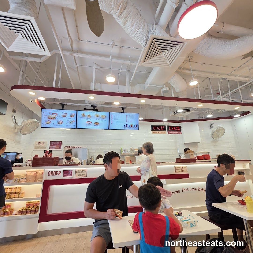 Restaurant Interior with Digital Menu