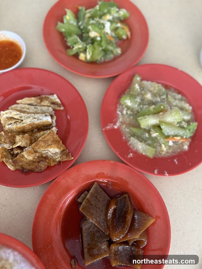 Dishes of Food