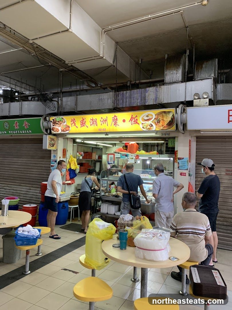 Food Stall with Customers