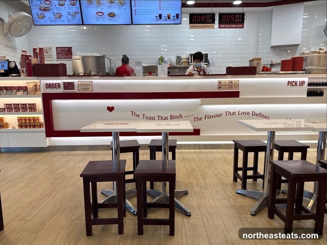 Restaurant Interior with Order and Pick Up Counters