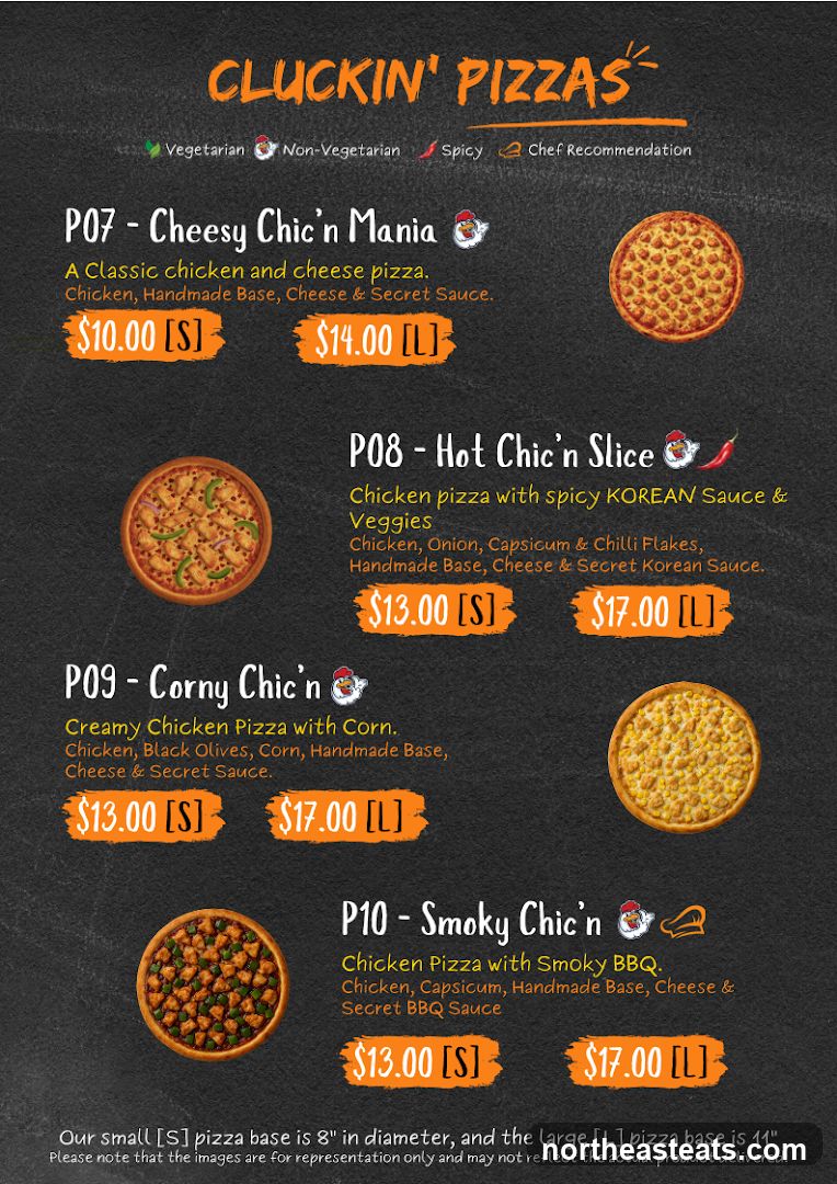 CLUCKIN' PIZZAS