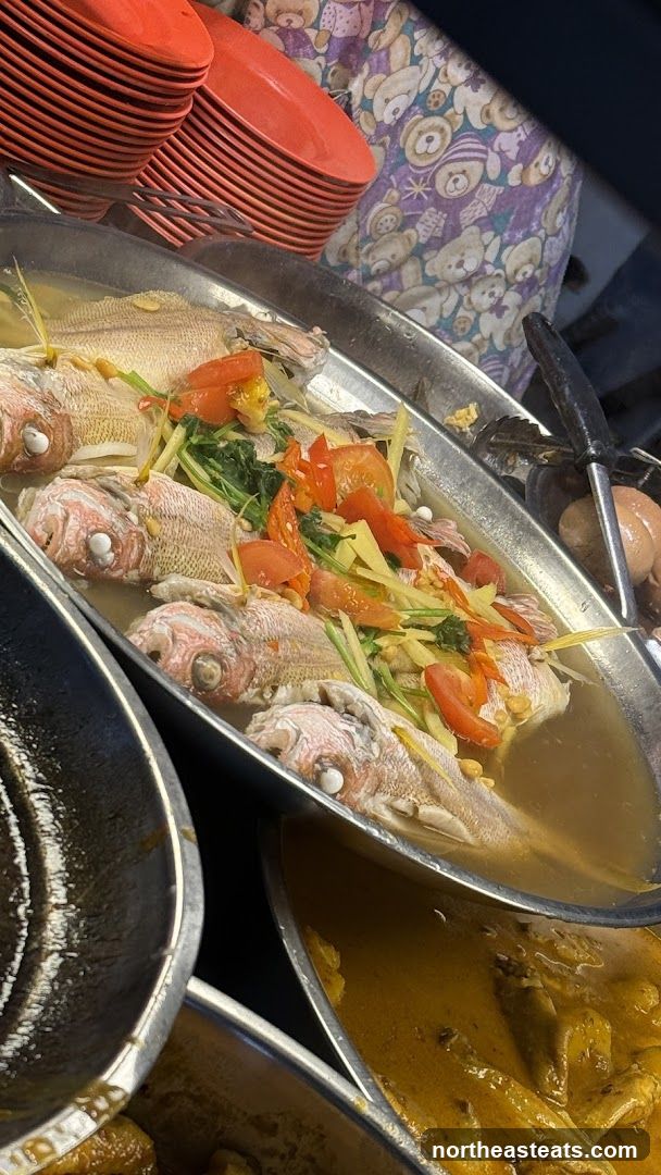 Steamed Fish with Tomatoes and Ginger