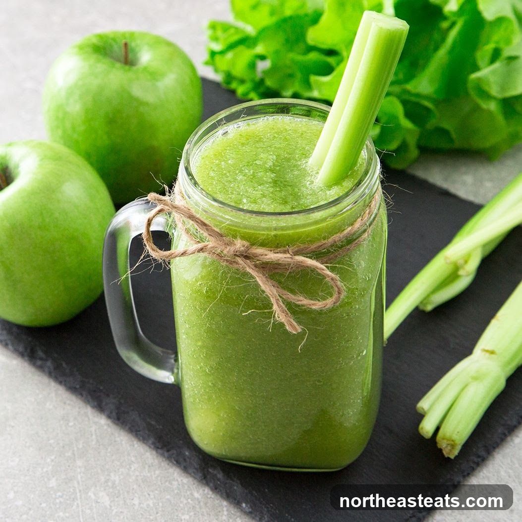 Green Juice with Apples and Celery