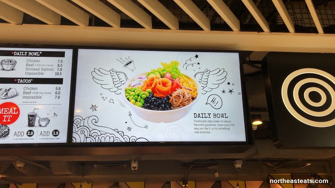 Daily Bowl and Tacos Menu