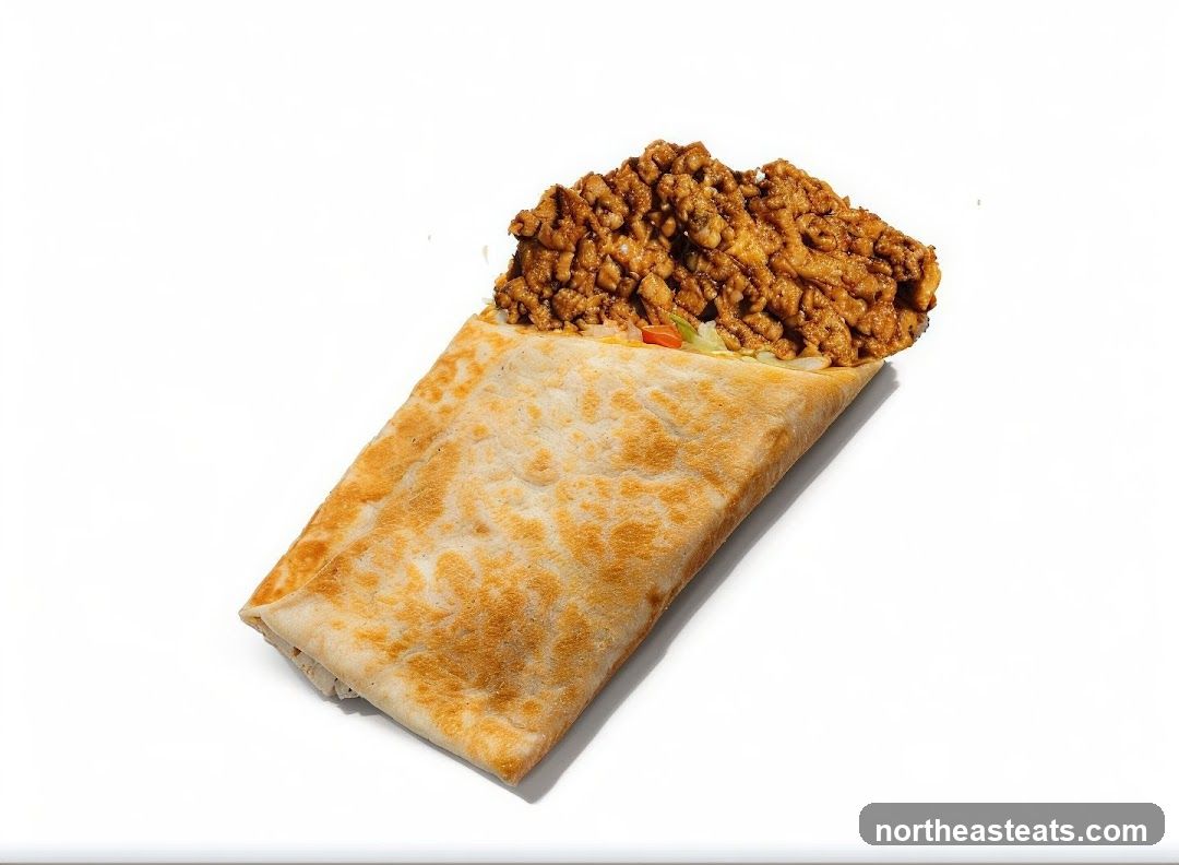 Burrito with Meat Filling