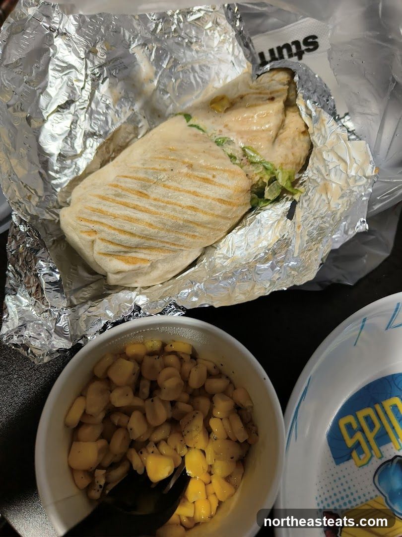 Wrap and Corn