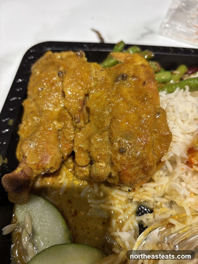 Chicken Curry with Rice and Vegetables