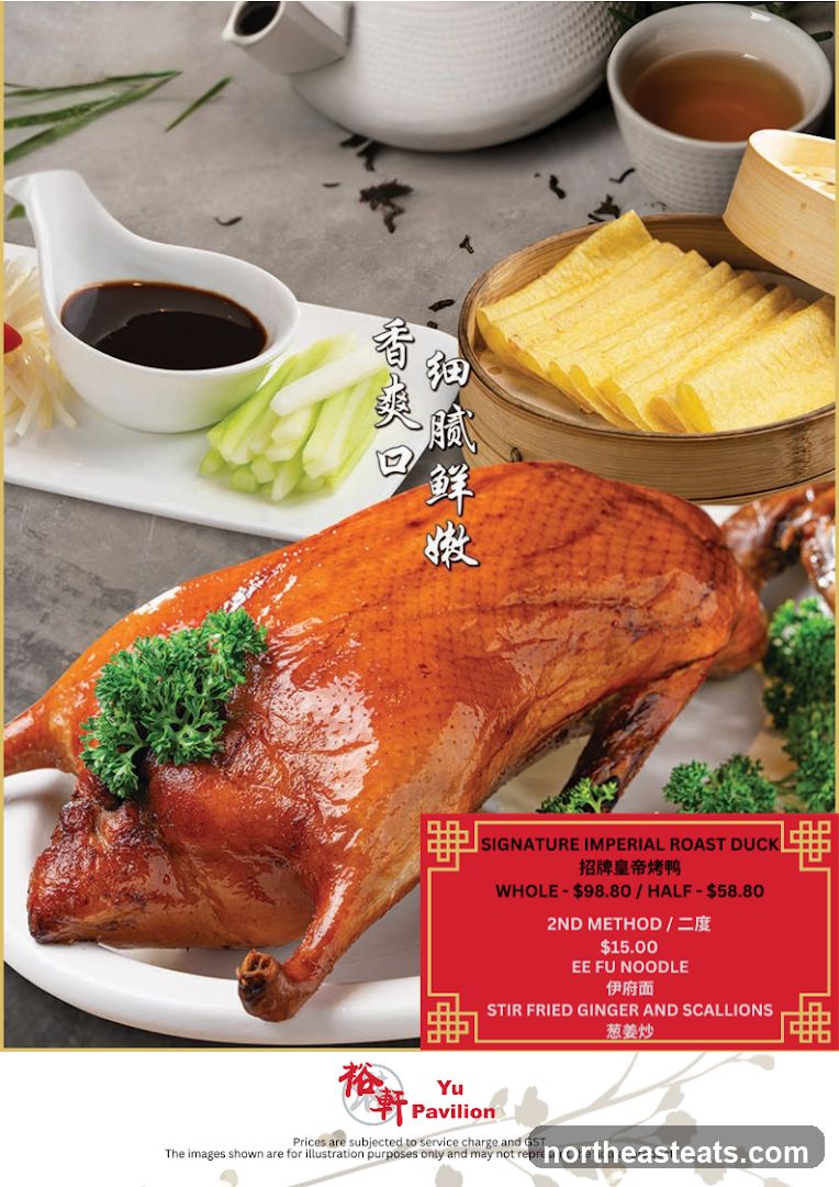 Yu Pavilion Menu