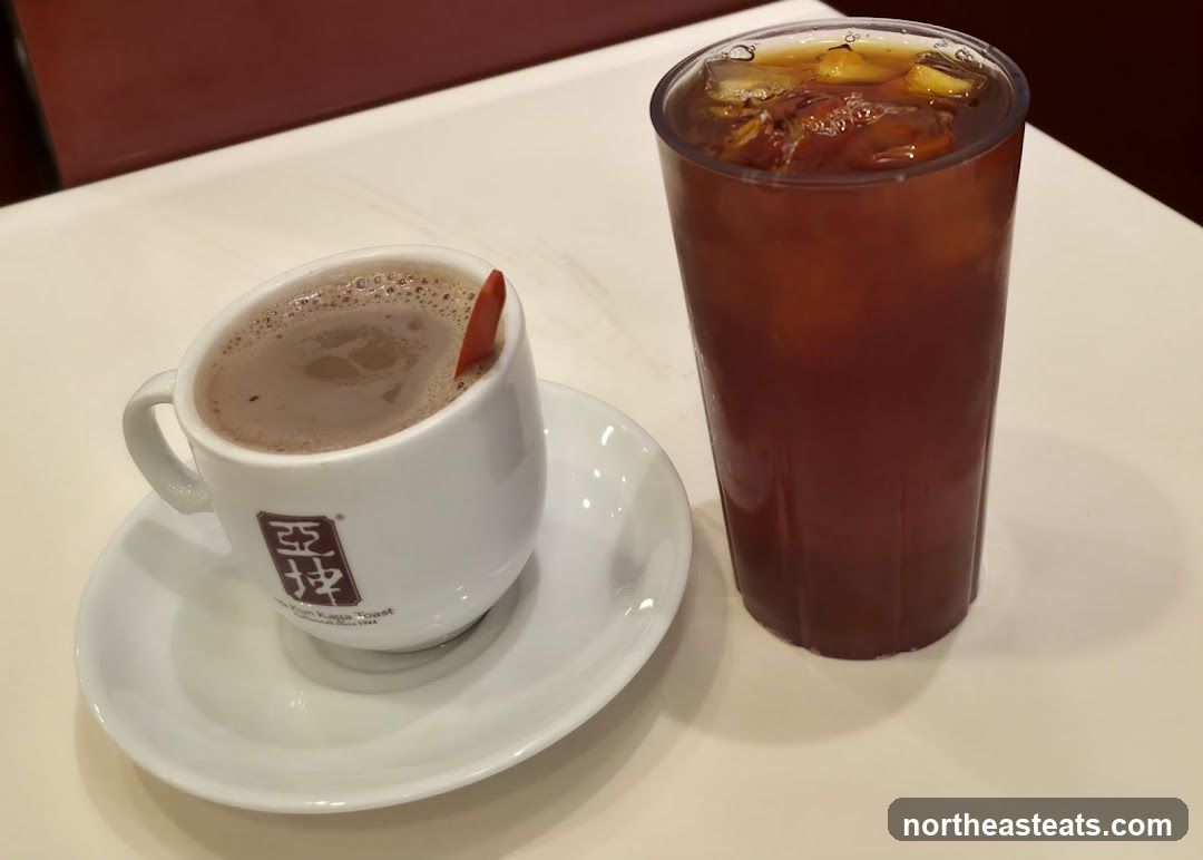 Hot Chocolate and Iced Tea
