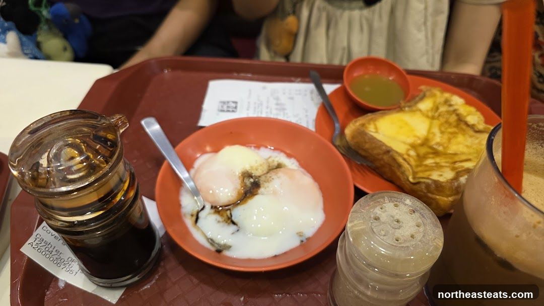 Breakfast Tray with Soft-Boiled Eggs and Toast