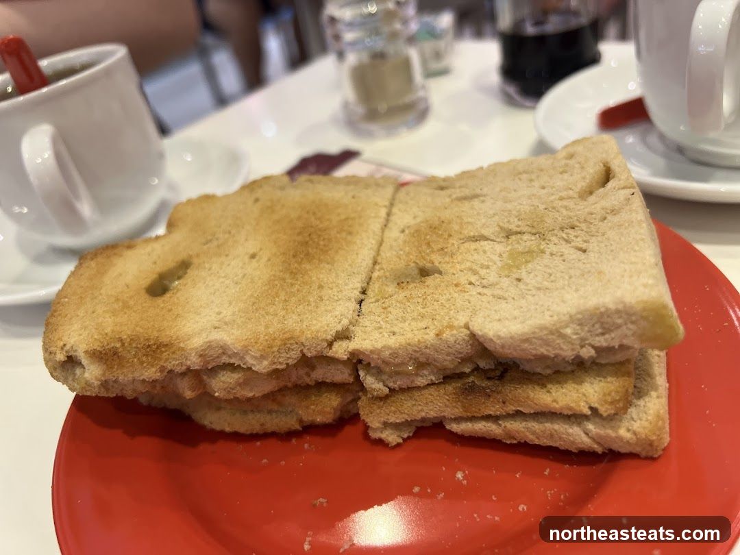 Toast with Kaya and Butter