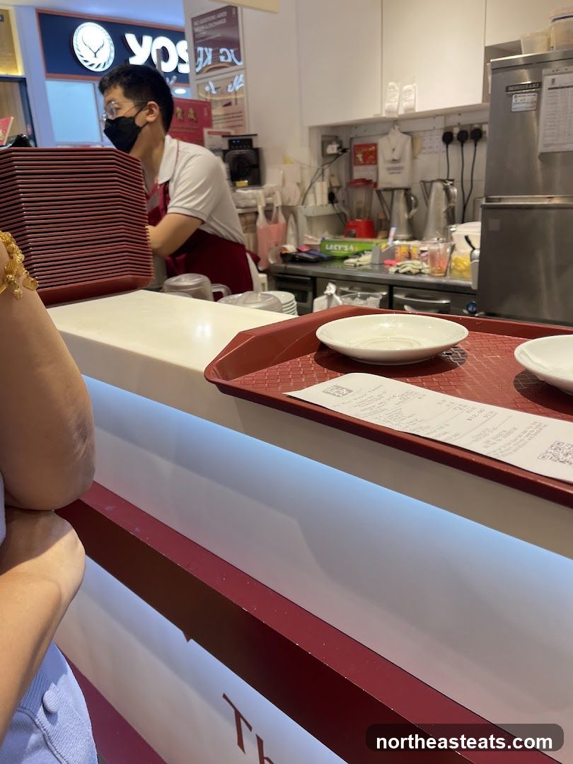 Counter at a Food Establishment