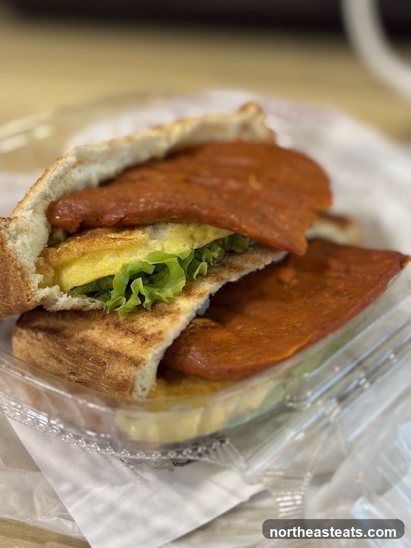 Sandwich with Meat and Lettuce