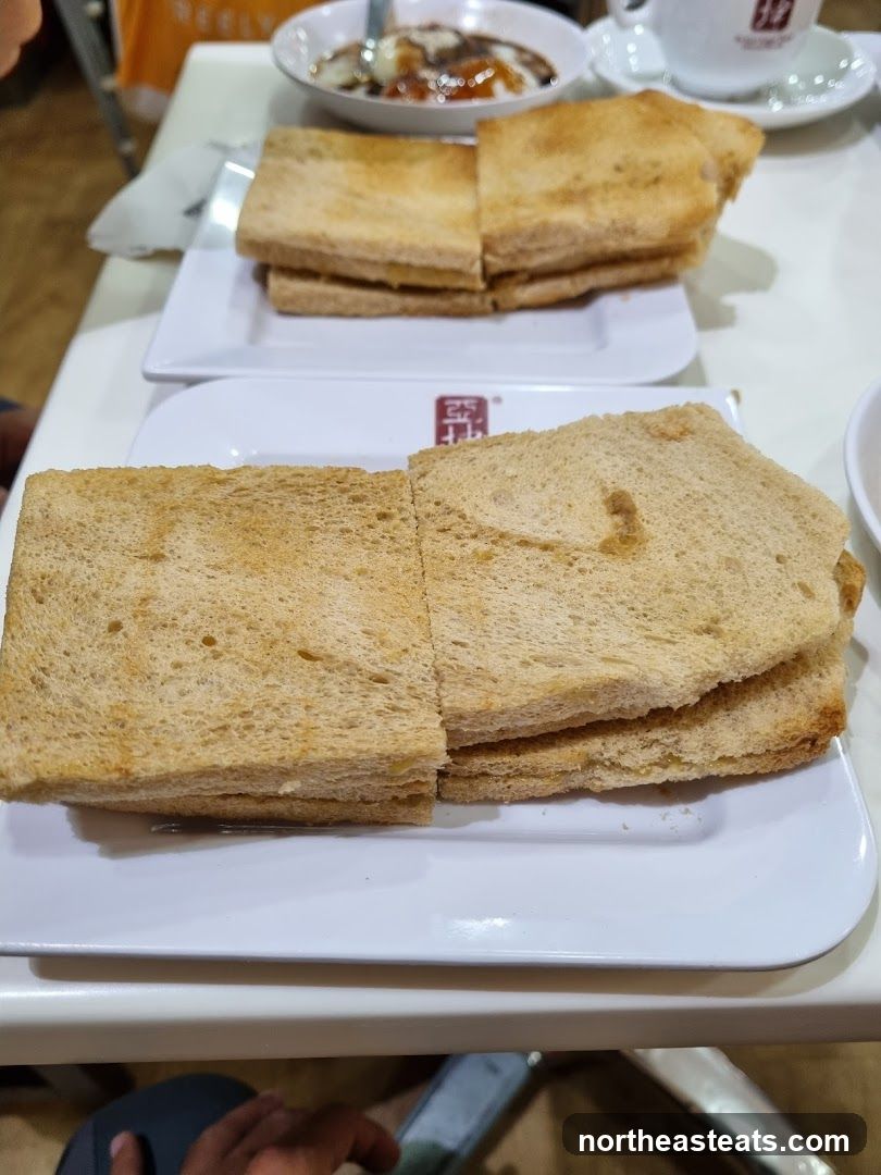 Toast with Kaya and Butter