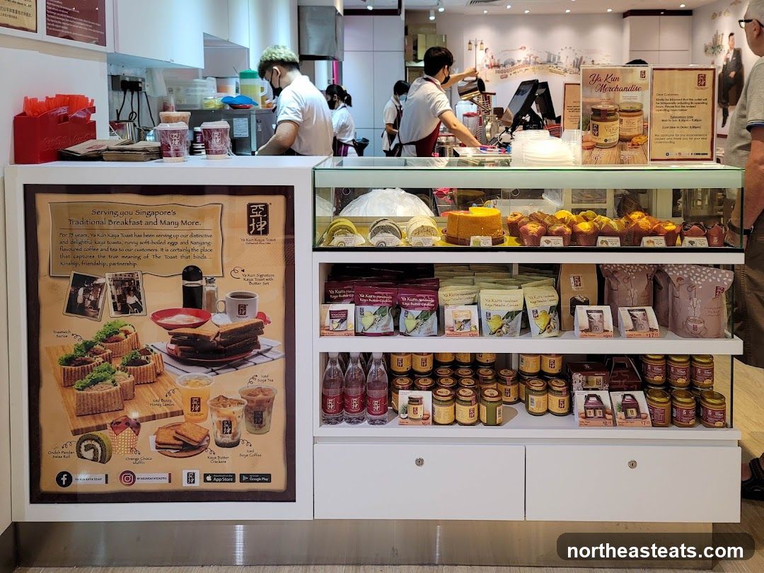 Ya Kun Kaya Toast Display