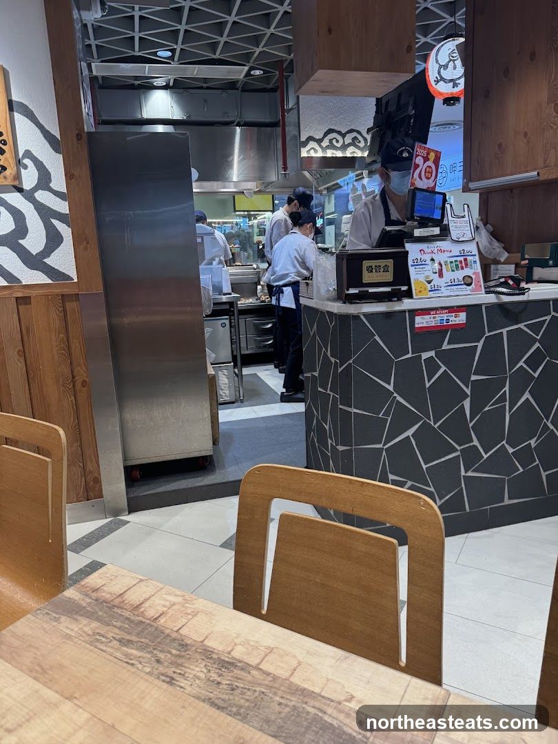 Restaurant Counter with Staff