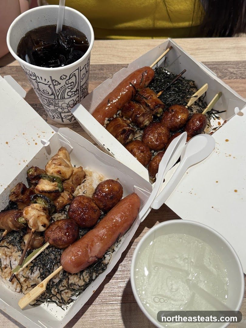 Takeaway Skewers and Drinks