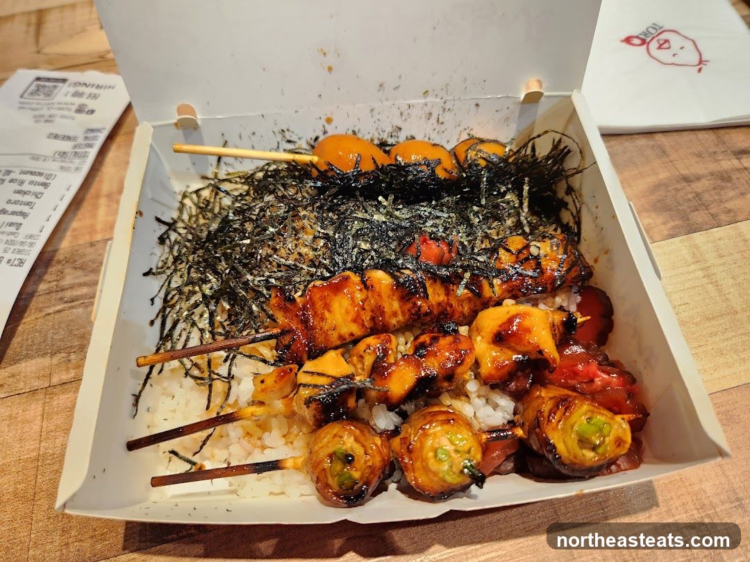 Bento Box with Skewers