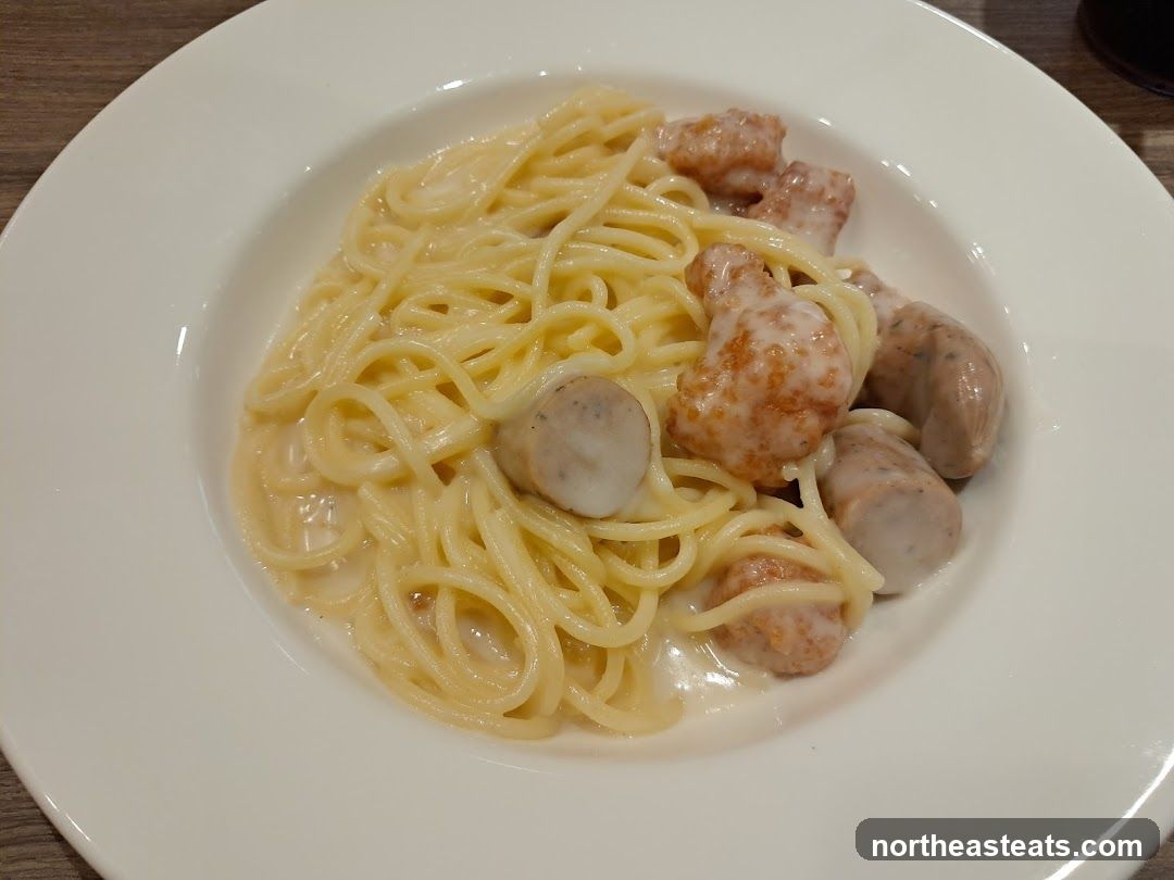 Creamy Spaghetti with Sausages