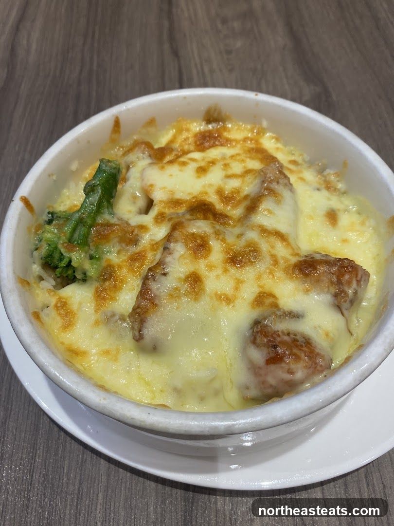 Baked Dish with Cheese and Broccoli