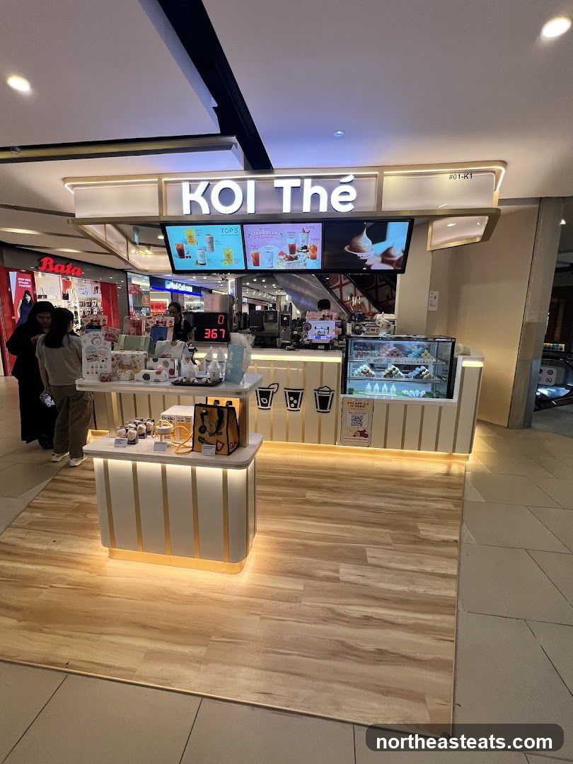 KOI Thé Bubble Tea Stall