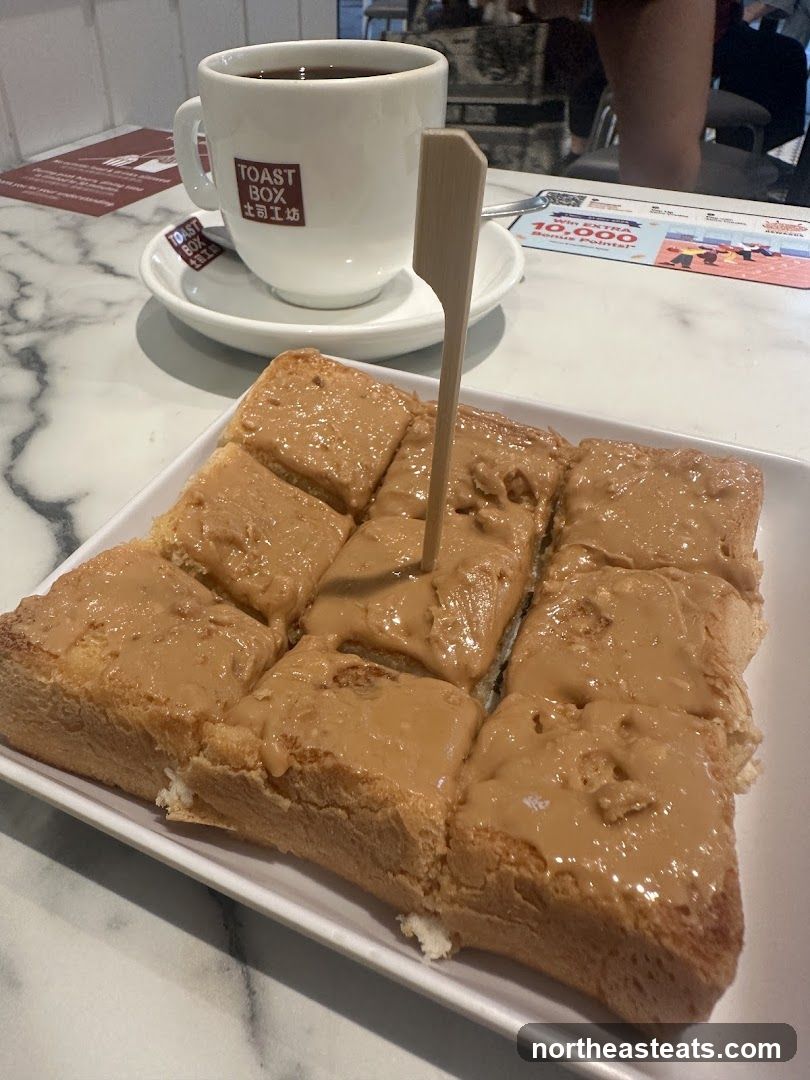 Peanut Butter Toast and Coffee