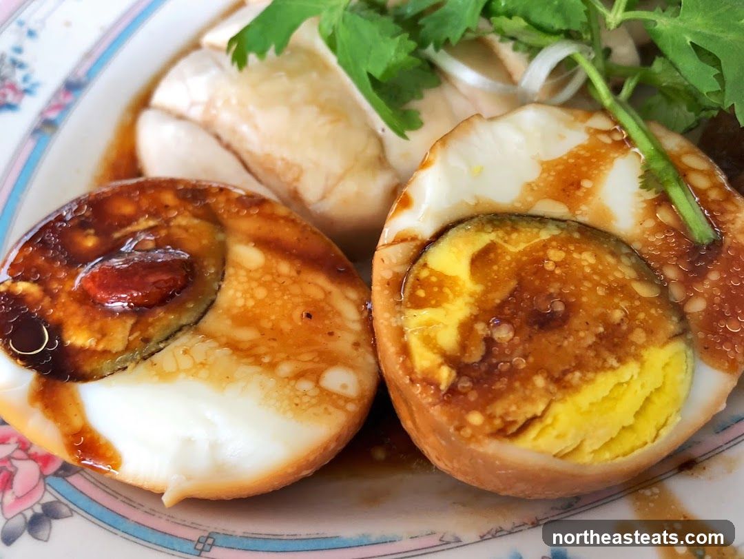 Braised Eggs and Chicken